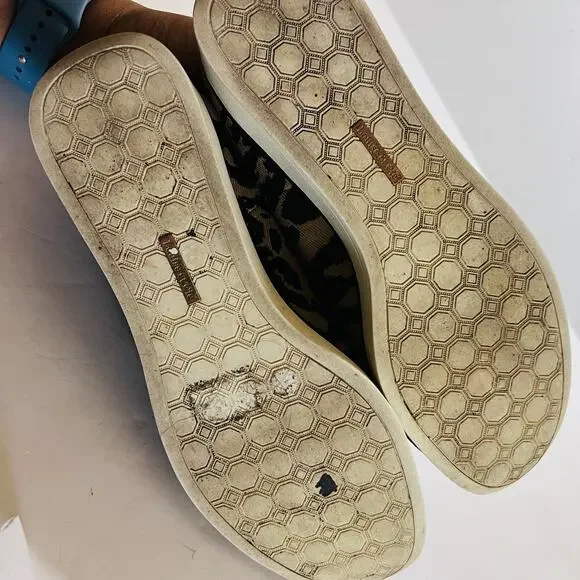 Louise Et Cie Breyson Leopard Print Ankle Pull On Sneaker Size 8.5 - Picture 7 of 8